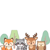 Woodland Forest Animals Baby Shower
