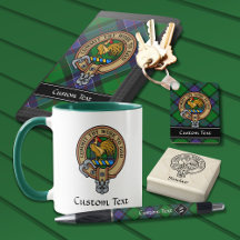 Clan Sinclair Hunting Tartan and Crest Collection