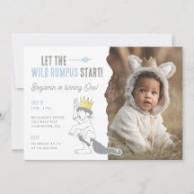 Where the Wild Things Are Wild One First Birthday