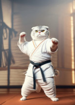 Feline Warriors: Masters of Martial Arts
