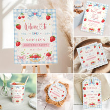 Sweet Strawberry Birthday Party