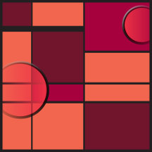 Mondrian & red