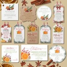 Holiday Simmering Potpourri Christmas Gift Tag