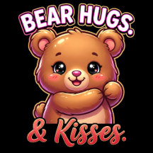 Cute Kawaii Animals Hugging Hearts