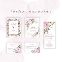Pink Peony Wedding Suite