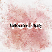 WATERCOLOR INITIALS