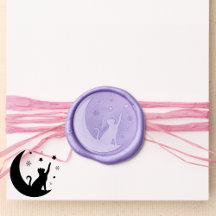 Cat Lovers Wax Seal Stamp Design  