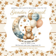 Neutral Teddy Gender Reveal