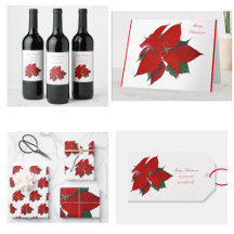Christmas Floral Greeting Cards and Gifts