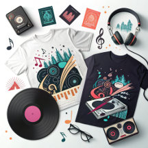 Music Vibes – Apparel & Stickers