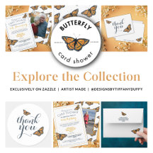 Butterflies Card Shower Collection