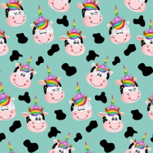 Cute unicorn cow