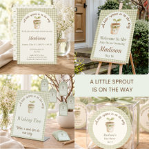 A Little Sprout Is on the Way Baby Shower
