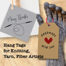 Knitting Business Hang Tags