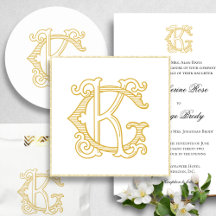 GK Monogram or KG Monogram