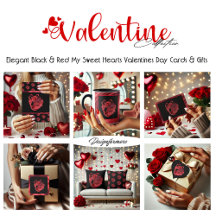Elegant My Sweet Heart Red Shiny Valentines Gifts
