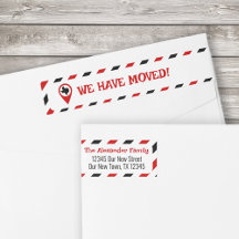 Striped Moving Announcements