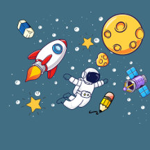 Personalized Astronaut Space School Supplies