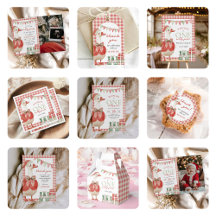 Silly Goose Christmas Gingham Birthday Party