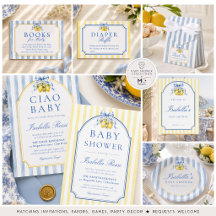 Amalfi Coast Lemon Baby Shower