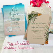 Beach Wedding Invitations