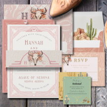 Desert Flower Western Wedding Boho Collection
