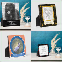 Dog Photo Plaques You Create Yourself