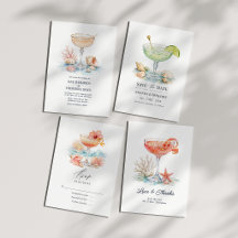 Luxury Coastal Chic Cocktail Wedding Collection