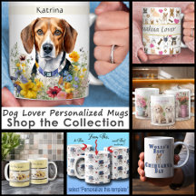 Dog Lover Personalized Mug Designs