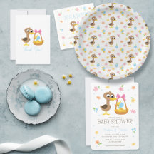 5 Little Ducks Boy Baby Shower