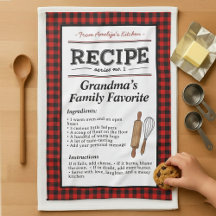 “Family Favorite Recipe” design Gift Collection