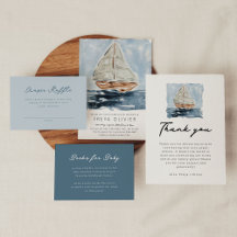 Nautical Sailboat Baby Shower