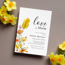 "Love is in Bloom" Spring Wildflower Bridal Shower