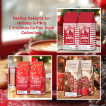 Christmas Festive Coffee Pack Gift Collection 