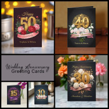 Wedding Anniversary Greeting Cards