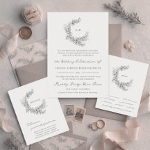 Fine Art Minimalist Botanical Wedding Collection
