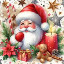 Vintage Christmas Santa Claus Decor & Gifts