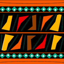 African Print Throw Pillows