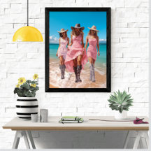 Coastal Cowgirl Wall Art & Canvas