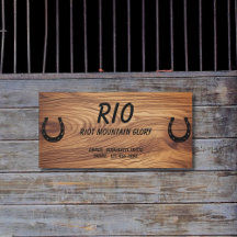 Stall Door Signs