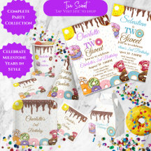 TWO Sweet Donut 2nd Birthday Party Collection