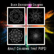 Black Background Coloring