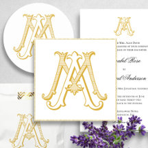 AM Monogram or MA Monogram