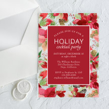 Christmas Party Acrylic Invitations