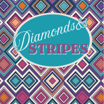 Abstract Multi-Color Stripes & Zig Zags