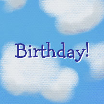 In the clouds Birthday Collection