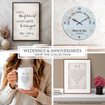 Weddings & Anniversaries
