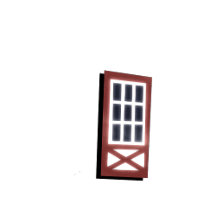 The White House With Red Shutters