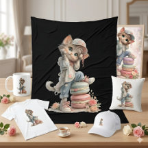 Sweet Pastel Kitten Macaron Collection