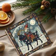 Vintage Scandinavian Christmas Cards Collection